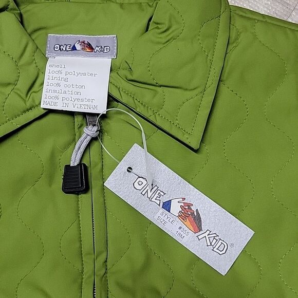 ONE KID YOUTH BABY 18 MONTH SHELL JACKET SIZE FOR MOST 18 MONTH -100% po… - Picture 2 of 5